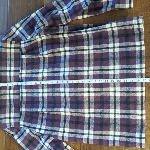 Vintage Pendleton 49er Wool Check Jacket in Purple, White and Black - Picture 8 of 9